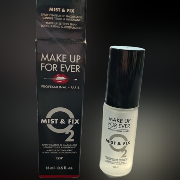 NWT *Mini* MAKE UP FOR EVER Mist & Fix O2 Hydrating Setting Spray 15mL! - Picture 2 of 13